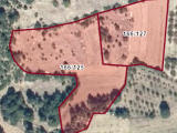 BURSA KELES DAVUTLAR KÖYÜ'NDE 6.514 M2+3.777 M2 TOPLAM 10.291 M2 TEK TAPU SATILIK TARLA 