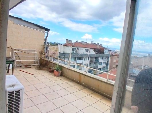 BURSA OSMANGAZİ HEYKEL İBRAHİMPAŞA'DA 110 M2 2+1 MANZARALI TERASLI BALKONLU DAİRE